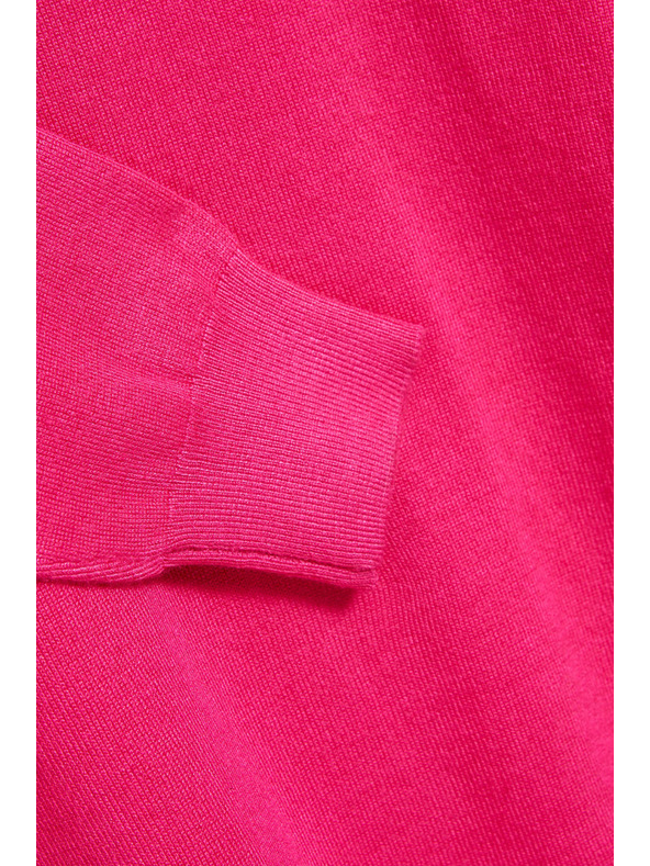 Moodo Фуксиев суитшърт с яка Moodo