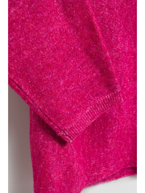 Moodo Фуксиев суитшърт с 3/4 ръкав Moodo