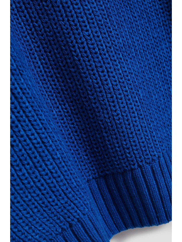 Moodo Азурен суитшърт с кръгло деколте Moodo