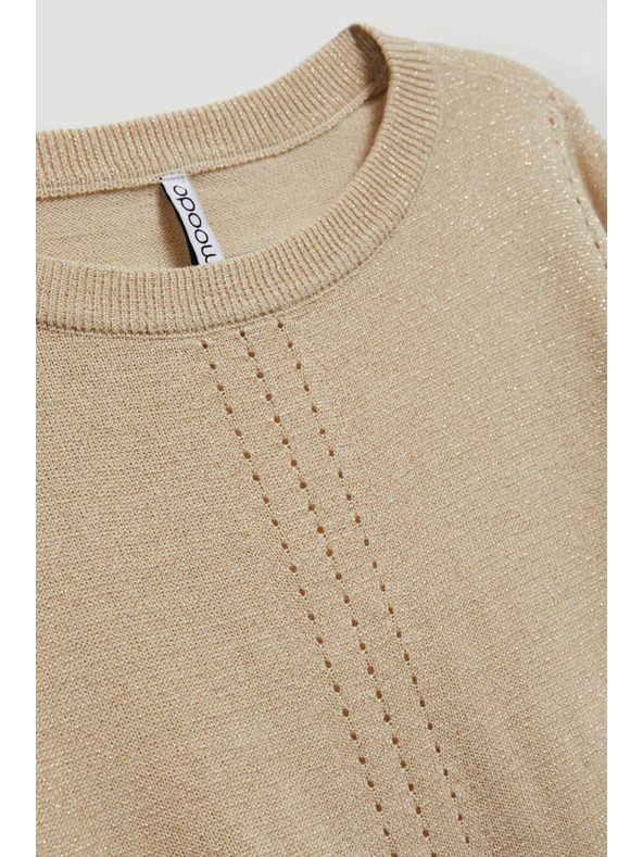 Moodo Суитшърт с ажурна декорация Moodo