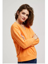 Moodo Блуза с V-образно деколте в оранжево Moodo