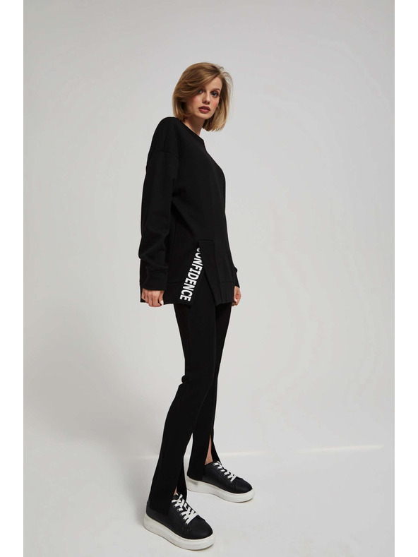 Moodo Oversize суитшърт с надпис Moodo