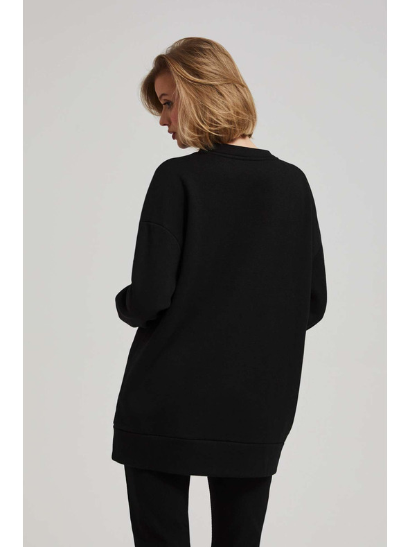 Moodo Oversize суитшърт с надпис Moodo