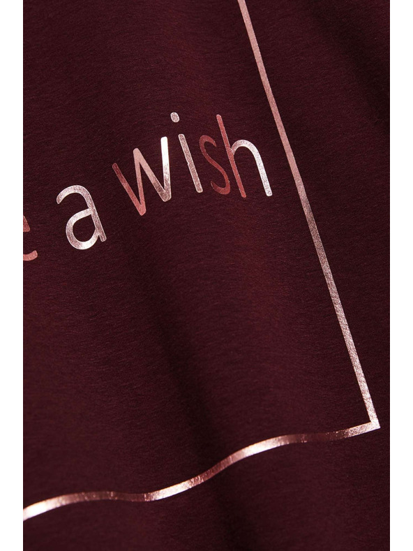 Moodo Прост суитшърт с принт Moodo