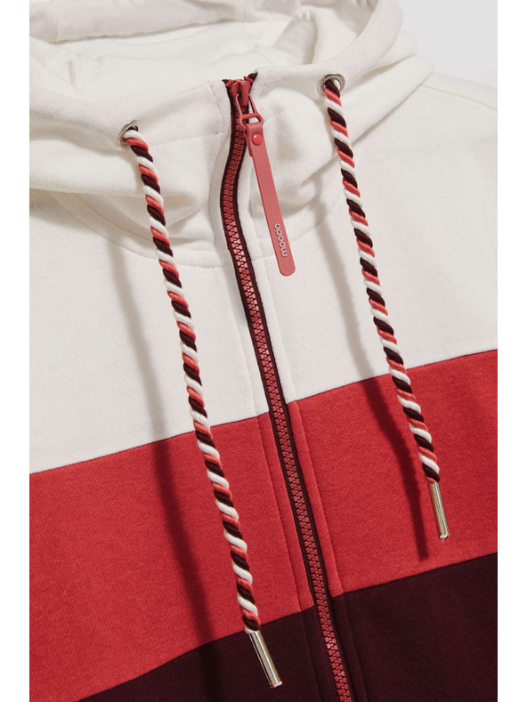 Moodo Суитшърт с качулка в кестеняв цвят Moodo