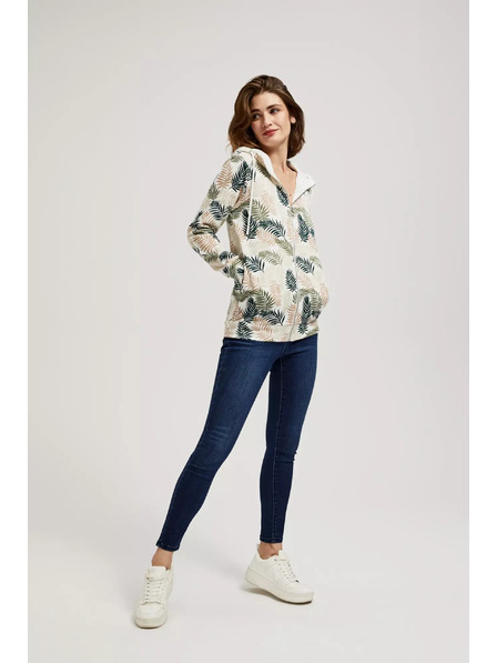 Moodo Суитшърт с качулка и принт Moodo