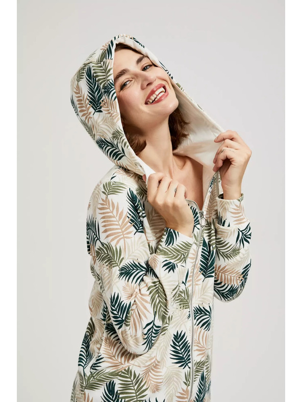 Moodo Суитшърт с качулка и принт Moodo