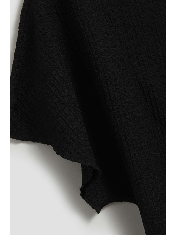 Moodo Елегантна черна блуза с широки ръкави Moodo