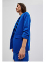 Moodo Гладко сако синьо Moodo