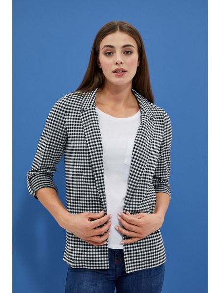 Moodo Черно-бяло фино каирано сако Moodo