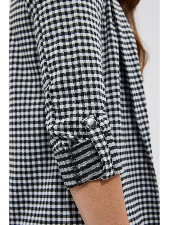 Moodo Черно-бяло фино каирано сако Moodo