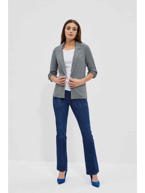 Moodo Черно-бяло фино каирано сако Moodo