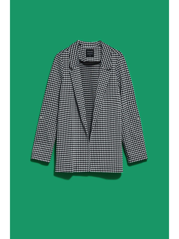 Moodo Черно-бяло фино каирано сако Moodo