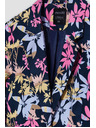 Moodo Едностранно сако с растителен принт Moodo