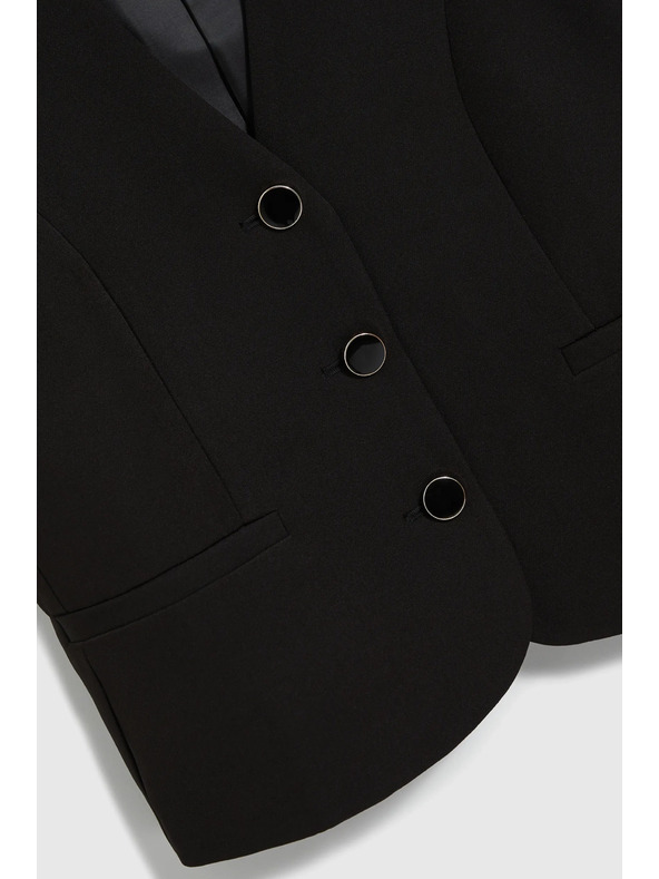 Moodo Черна официална жилетка Moodo