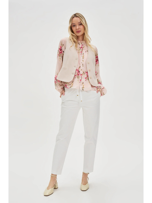 Moodo Елегантна бежова жилетка Moodo