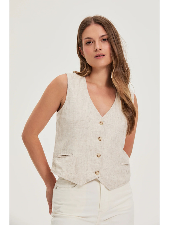 Moodo Жилетка бежова Moodo