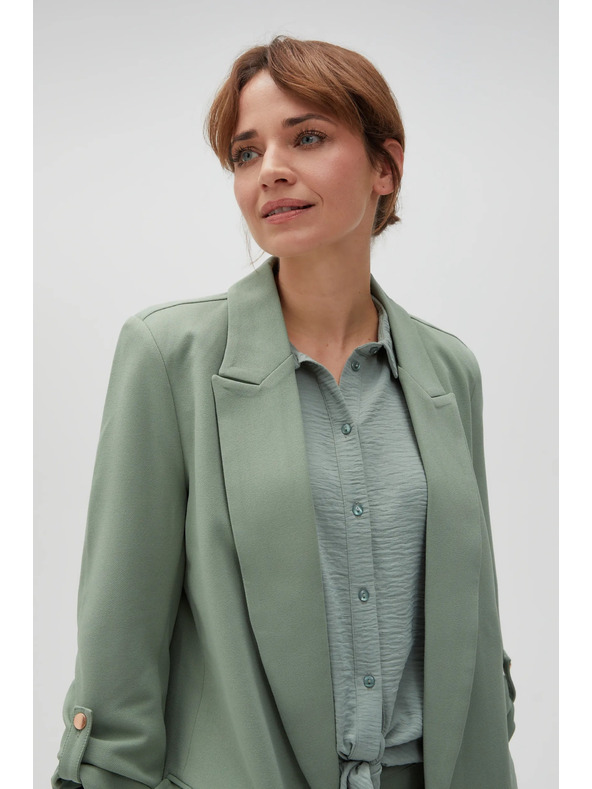Moodo Сако с извити ръкави маслиненозелено Moodo