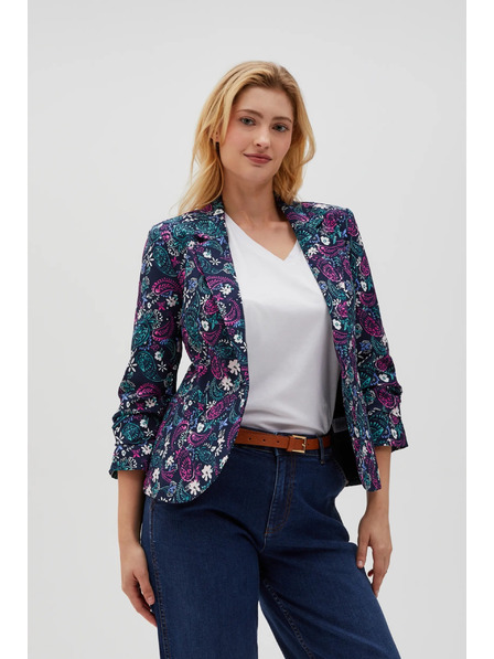 Moodo Сако с 3/4 ръкави тъмно синьо Moodo