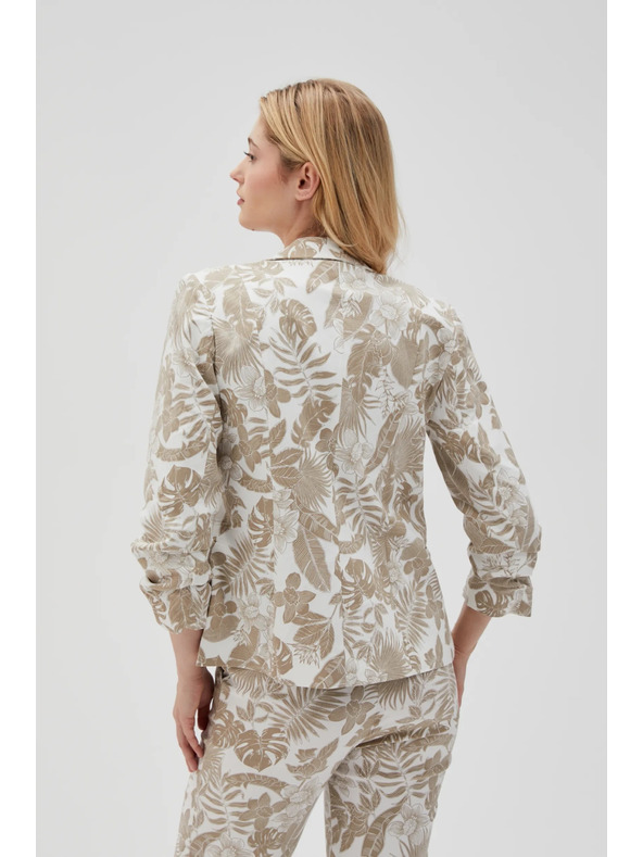 Moodo Сако с десен бежово Moodo