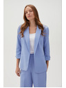 Moodo Светлосиньо сако с 3/4 ръкави Moodo