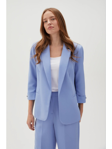 Moodo Светлосиньо сако с 3/4 ръкави Moodo