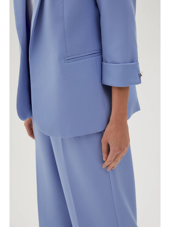 Moodo Светлосиньо сако с 3/4 ръкави Moodo