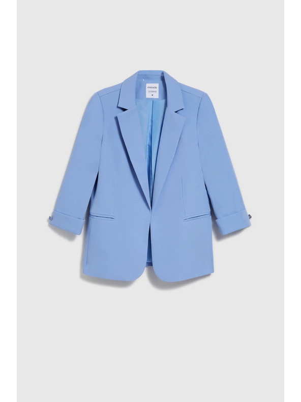 Moodo Светлосиньо сако с 3/4 ръкави Moodo