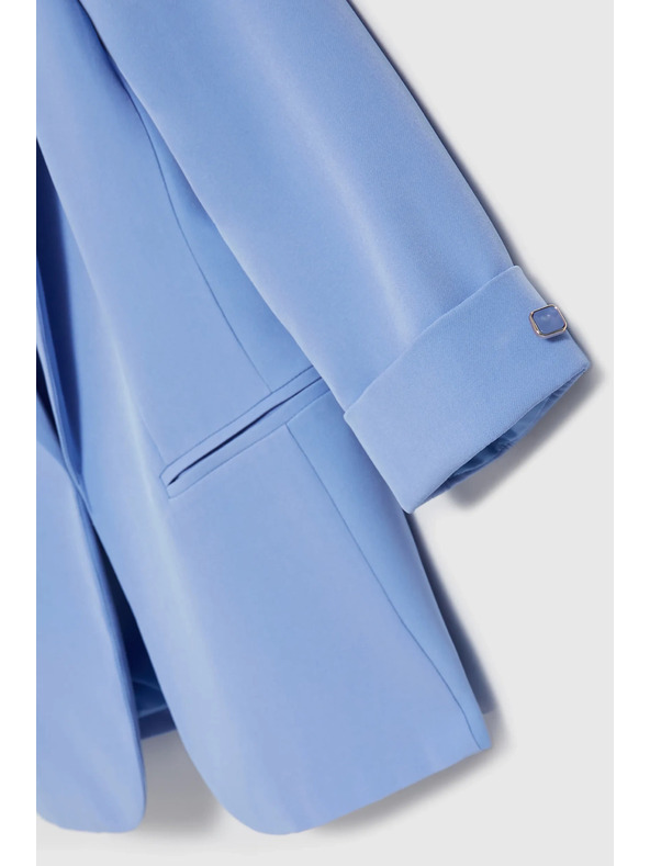 Moodo Светлосиньо сако с 3/4 ръкави Moodo