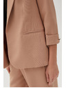 Moodo Бежово сако с 3/4 ръкави Moodo