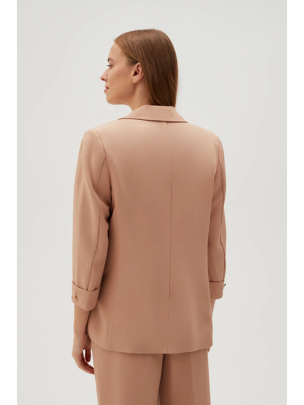 Moodo Бежово сако с 3/4 ръкави Moodo