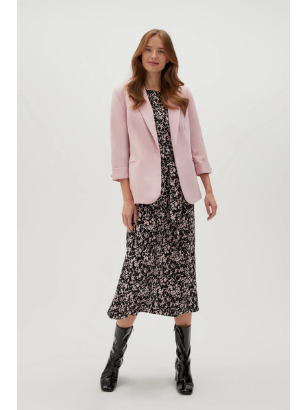 Moodo Розово сако с 3/4 ръкави Moodo