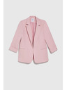 Moodo Розово сако с 3/4 ръкави Moodo