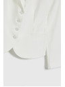 Moodo Кратко бяло сако с копчета Moodo