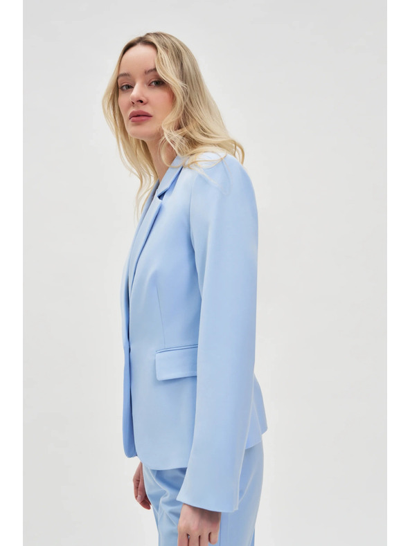 Moodo Кратко светлосиньо сако Moodo