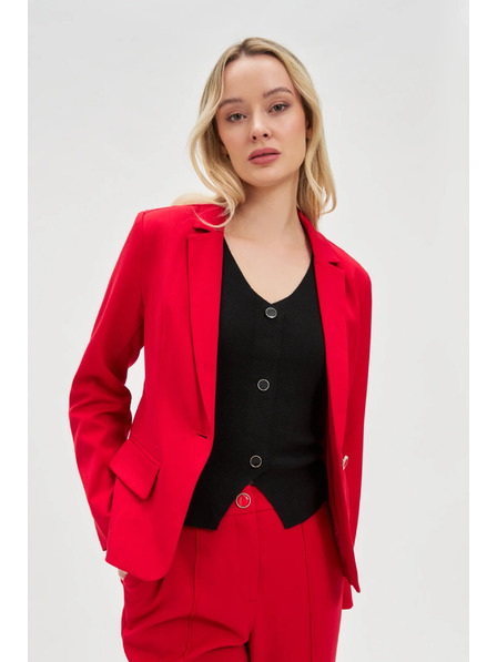 Moodo Кратко червено сако Moodo