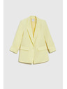 Moodo Жълто сако с навити ръкави Moodo