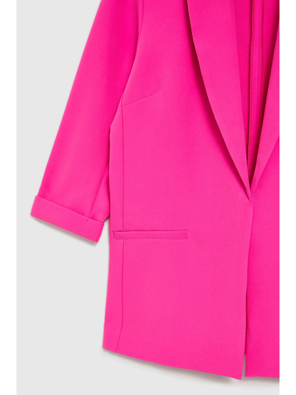 Moodo Розово сако с 3/4 ръкави Moodo
