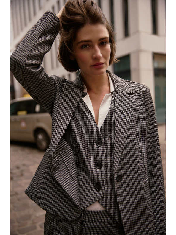 Moodo Елегантна сива жилетка Moodo