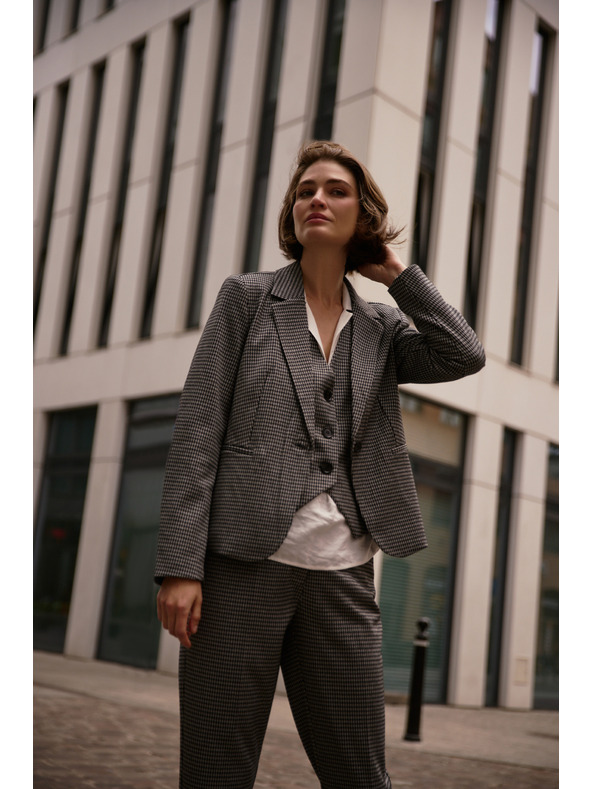 Moodo Едностранно сако сиво Moodo