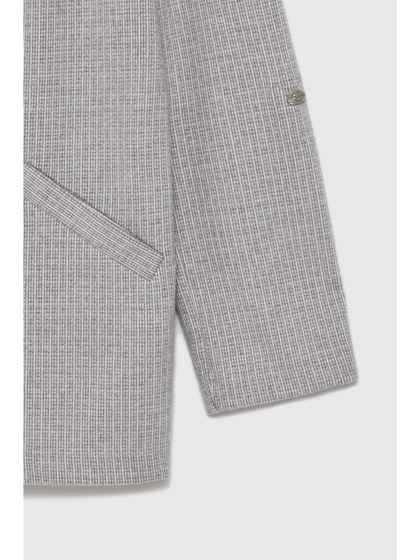 Moodo Сако с навити ръкави сиво Moodo