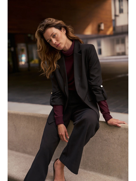 Moodo Черно сако с 3/4 ръкави Moodo