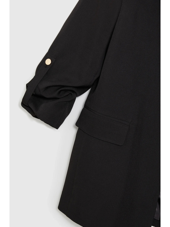 Moodo Черно сако с 3/4 ръкави Moodo