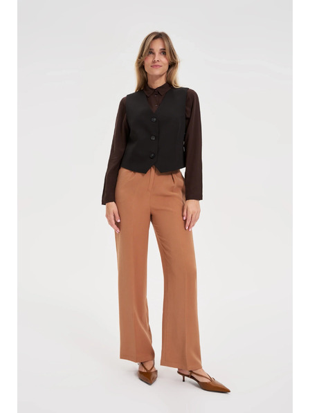 Moodo Елегантна черна жилетка Moodo