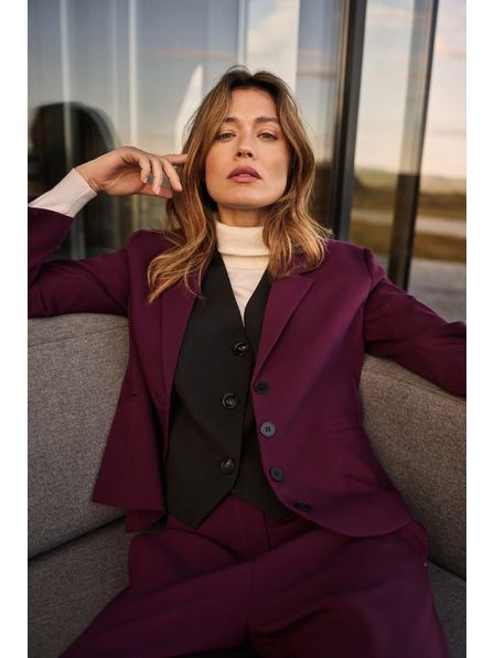 Moodo Кратко бордо сако Moodo