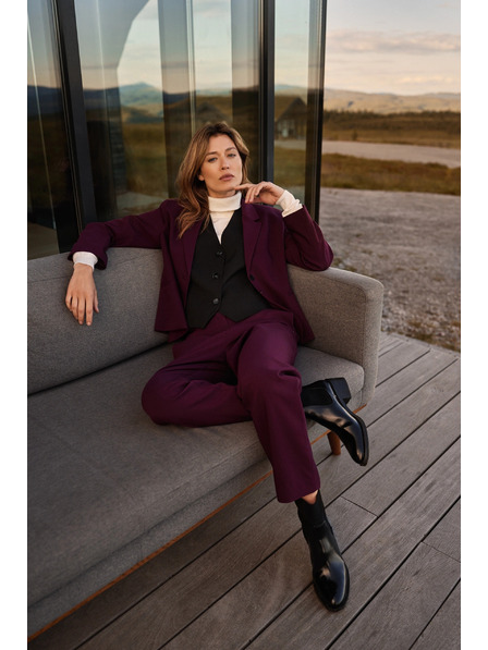 Moodo Кратко бордо сако Moodo