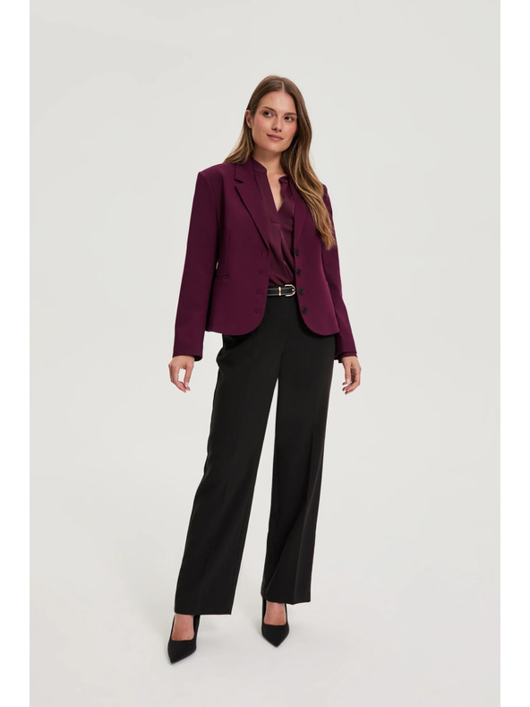 Moodo Кратко бордо сако Moodo