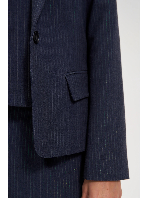 Moodo Синьо раирано сако Moodo