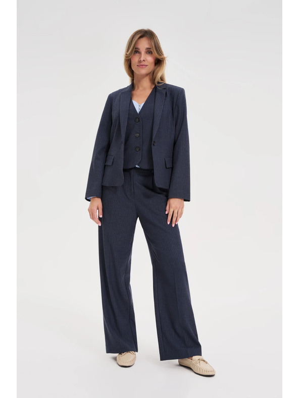 Moodo Синьо раирано сако Moodo