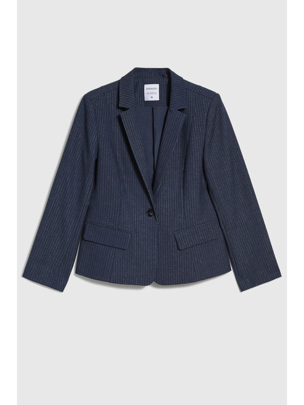 Moodo Синьо раирано сако Moodo